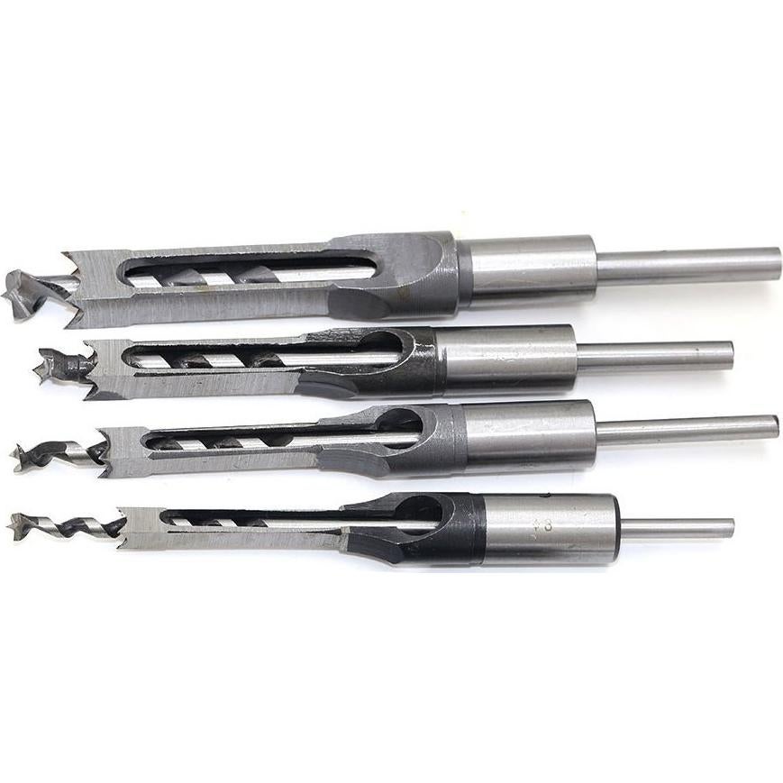 Juego de brocas cuadradas de madera Yingte 4 piezas 6.4-12.7mm