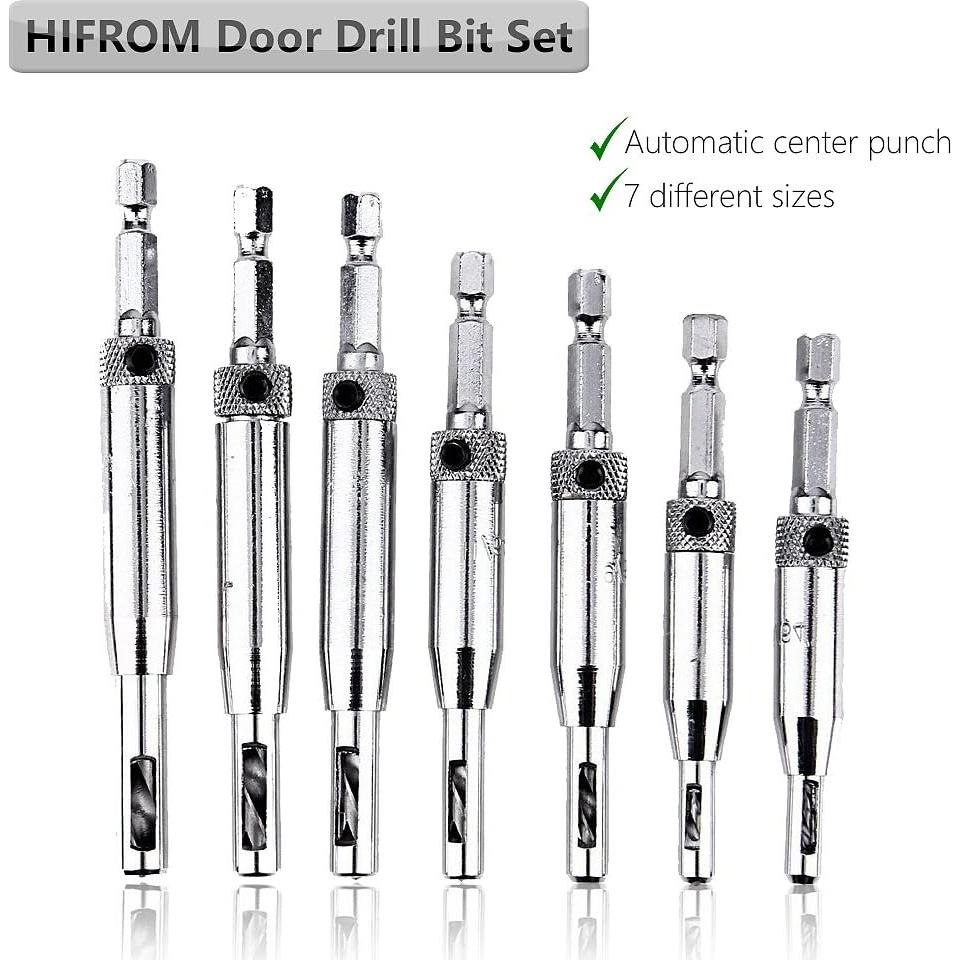 Juego de Brocas HIFROM con Punzonadora Automática 7 Piezas