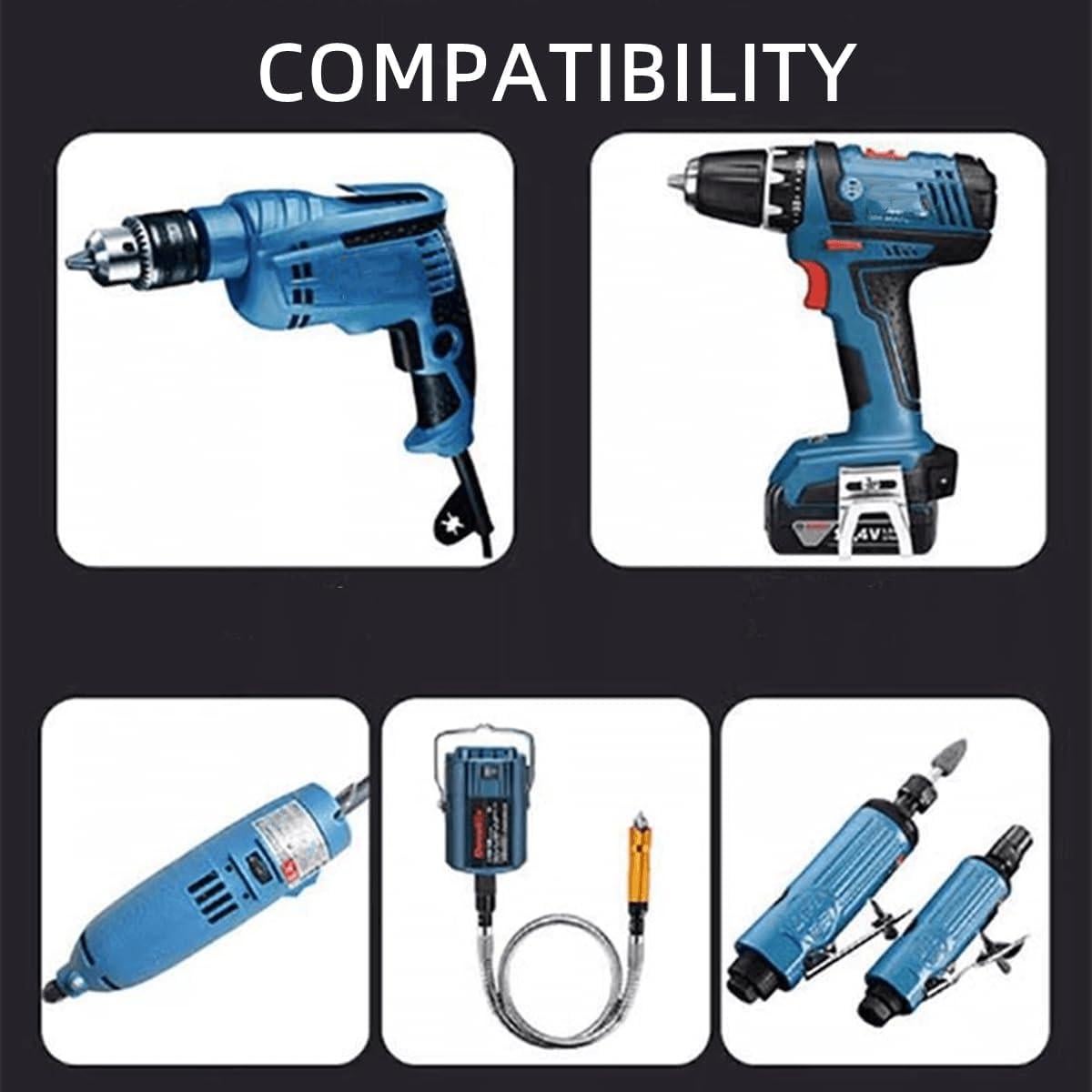 Set de 60 Piedras de Esmeril Montadas dophee 10mm y 15mm