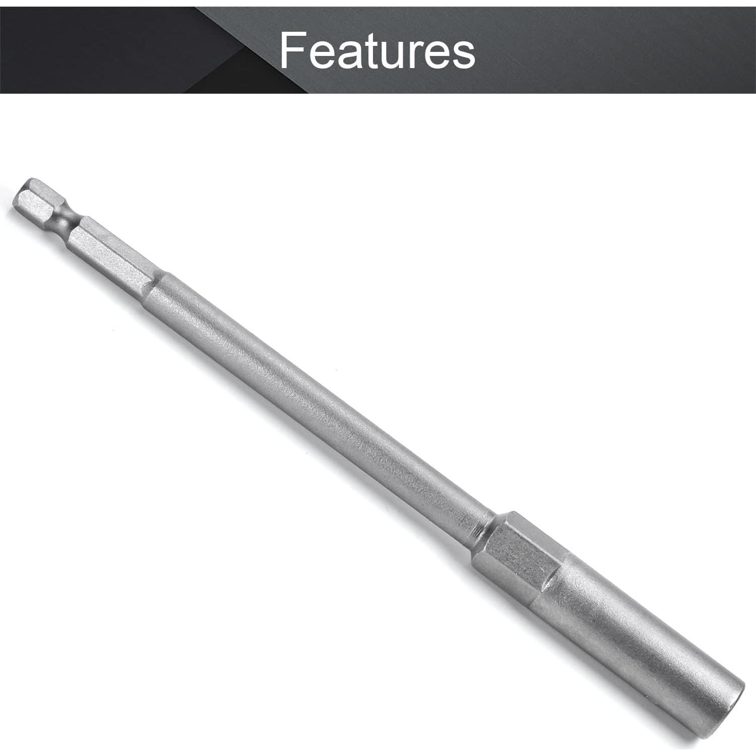 Portaherramientas Utoolmart 2 Piezas 8mm Hexagonal 150mm