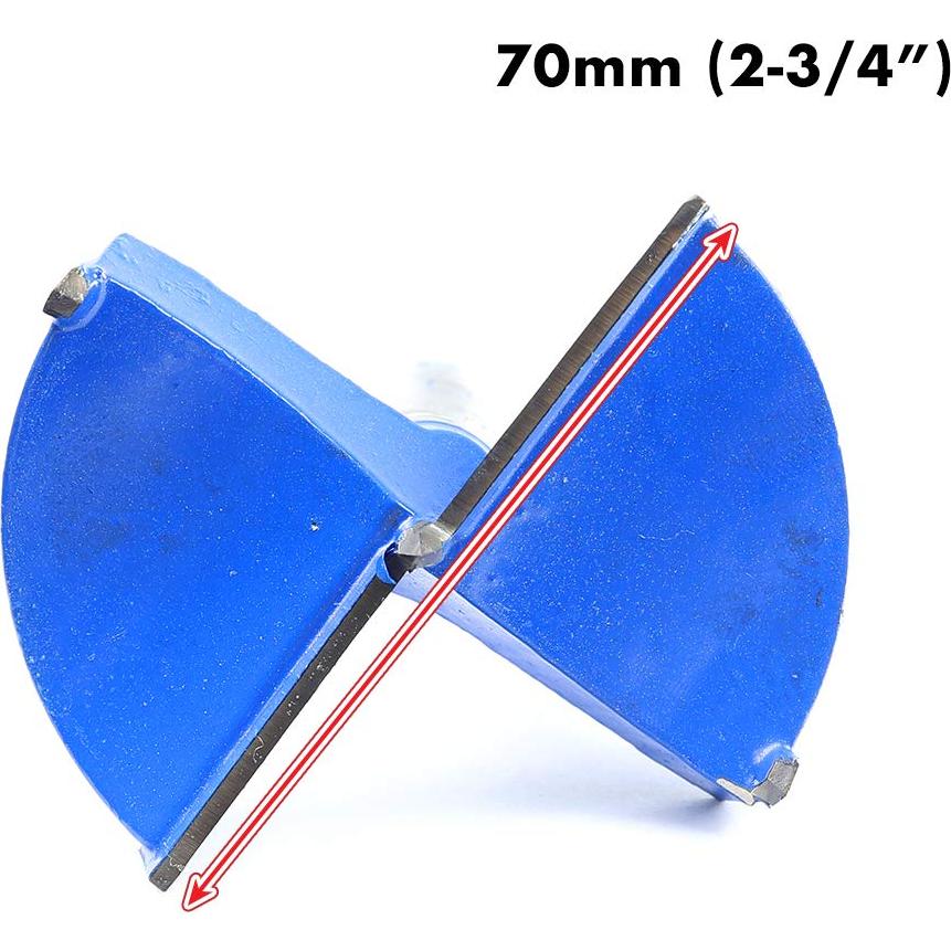 Broca Forstner 70mm Genubi para Madera - Acero HSS