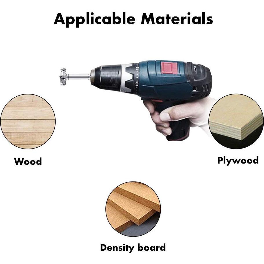 Broca Forstner 70mm Genubi para Madera - Acero HSS