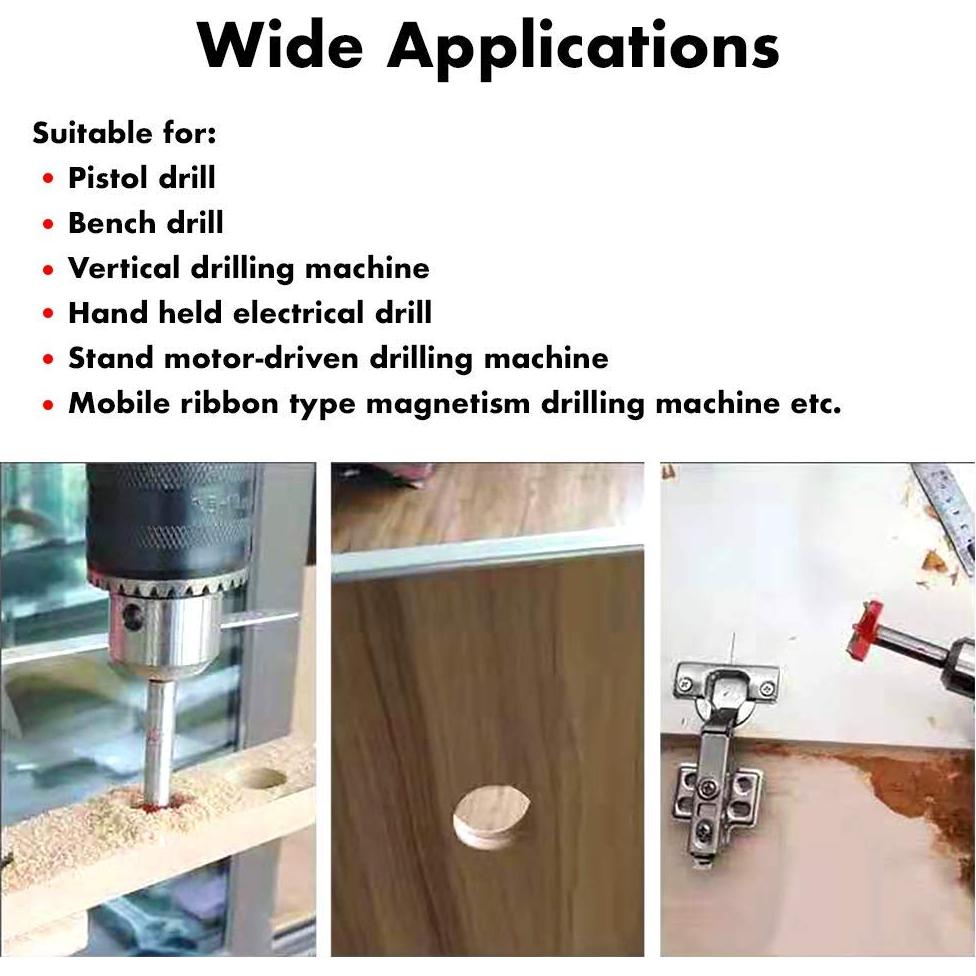 Broca Forstner 70mm Genubi para Madera - Acero HSS