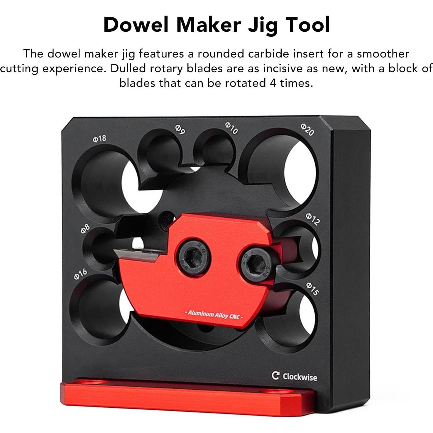 Plantilla para Espigas de Carburo Focket, 8 Agujeros 8-20mm