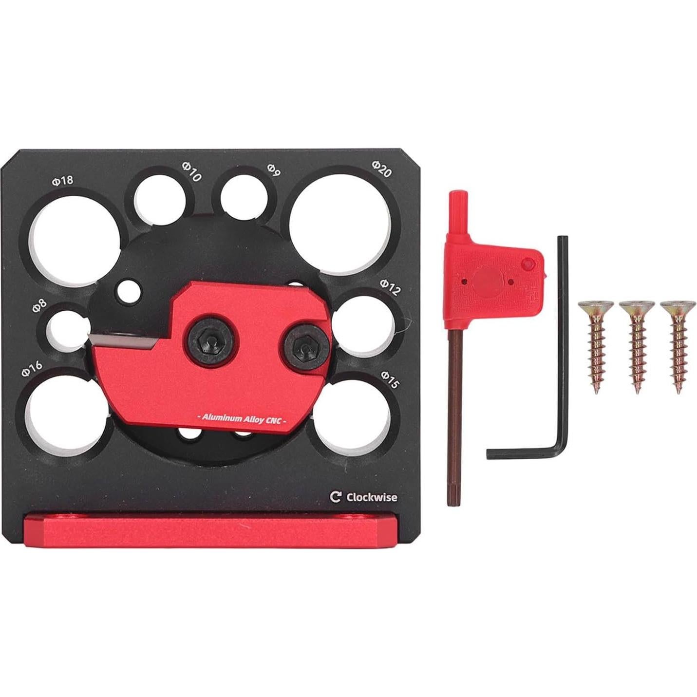 Plantilla para Espigas de Carburo Focket, 8 Agujeros 8-20mm