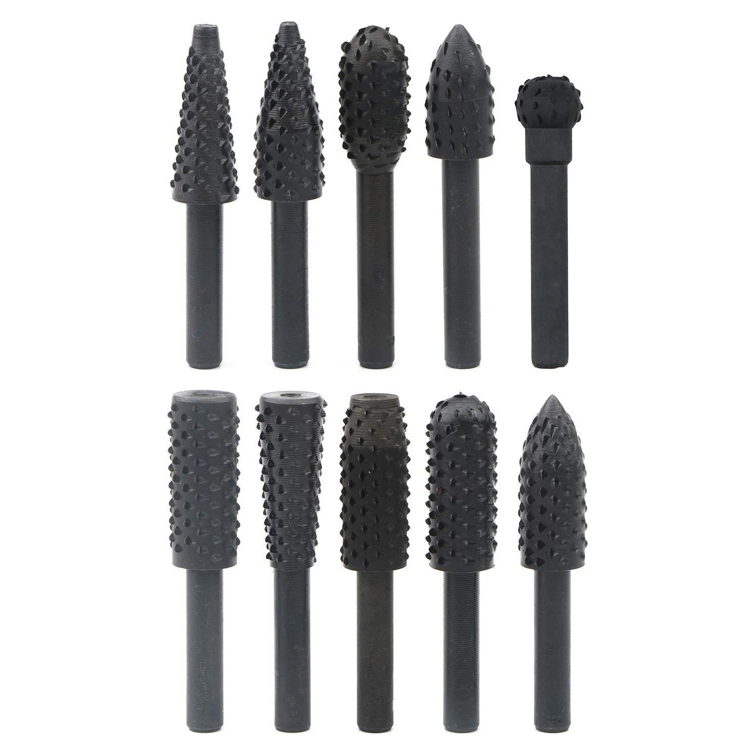 Juego de Raspas Rotativas 10 Pcs Speedy Racing 6.3mm