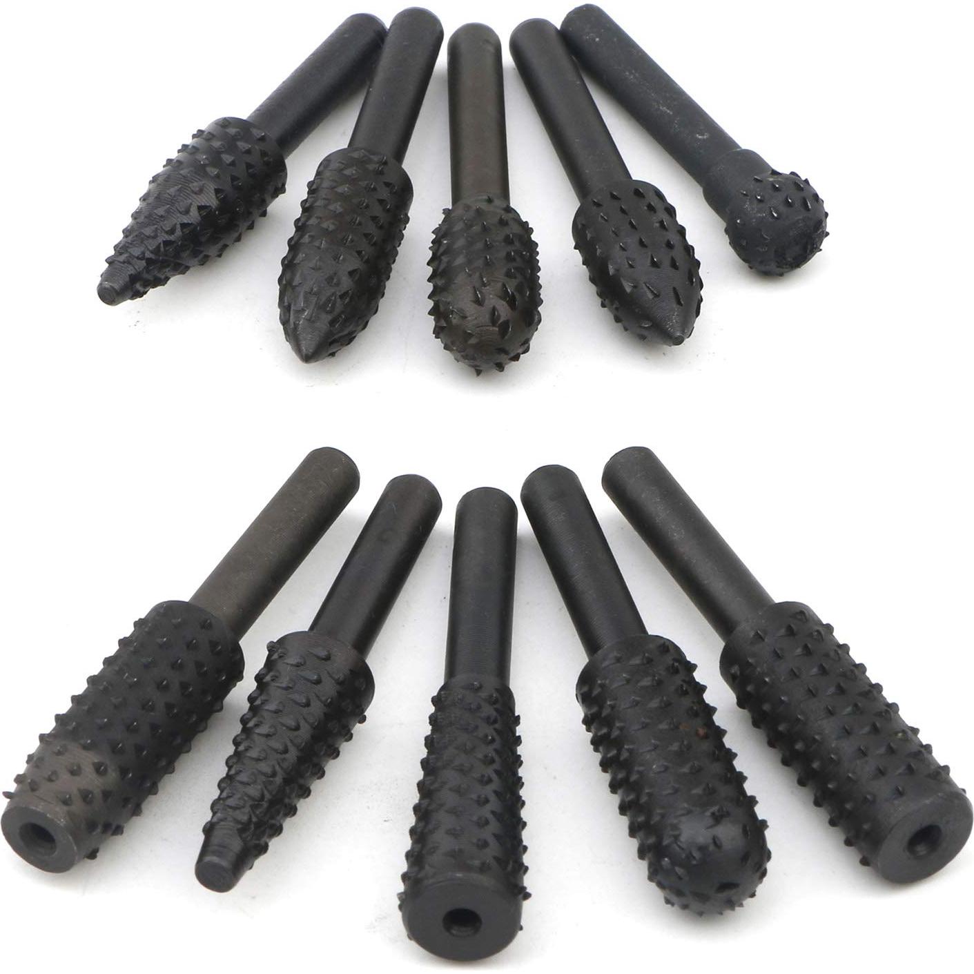 Juego de Raspas Rotativas 10 Pcs Speedy Racing 6.3mm