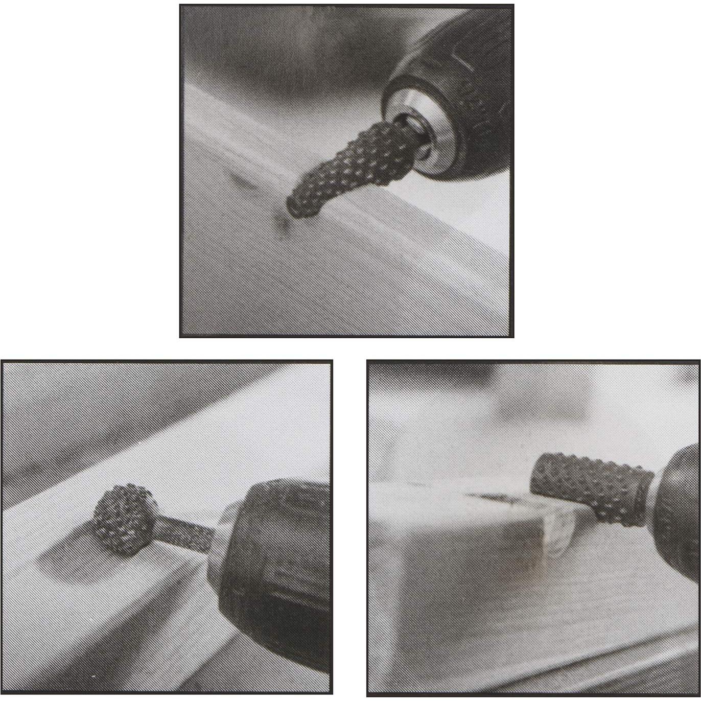 Juego de Raspas Rotativas 10 Pcs Speedy Racing 6.3mm