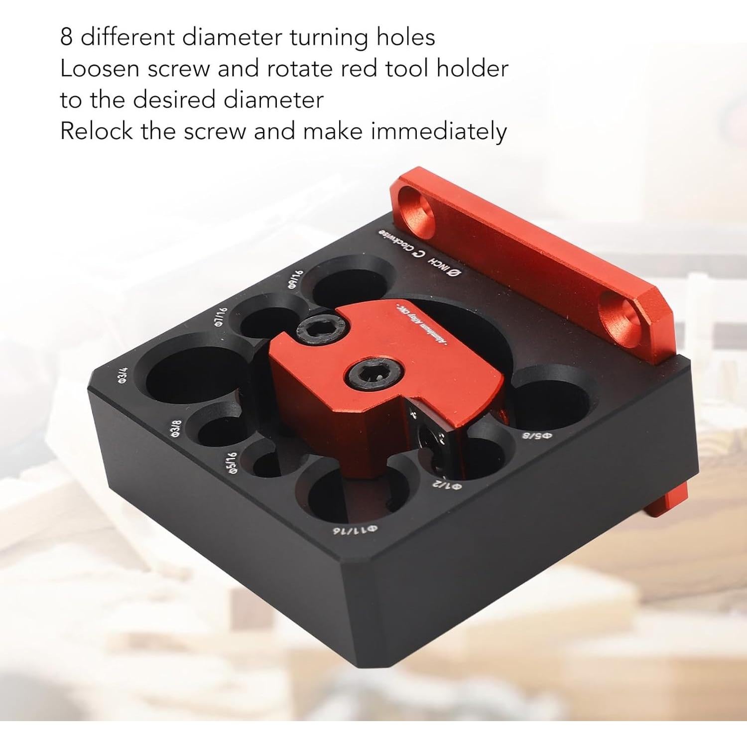 Kit Plantilla Fabricación Espigas Sanpyl Ajustable 8 Agujeros