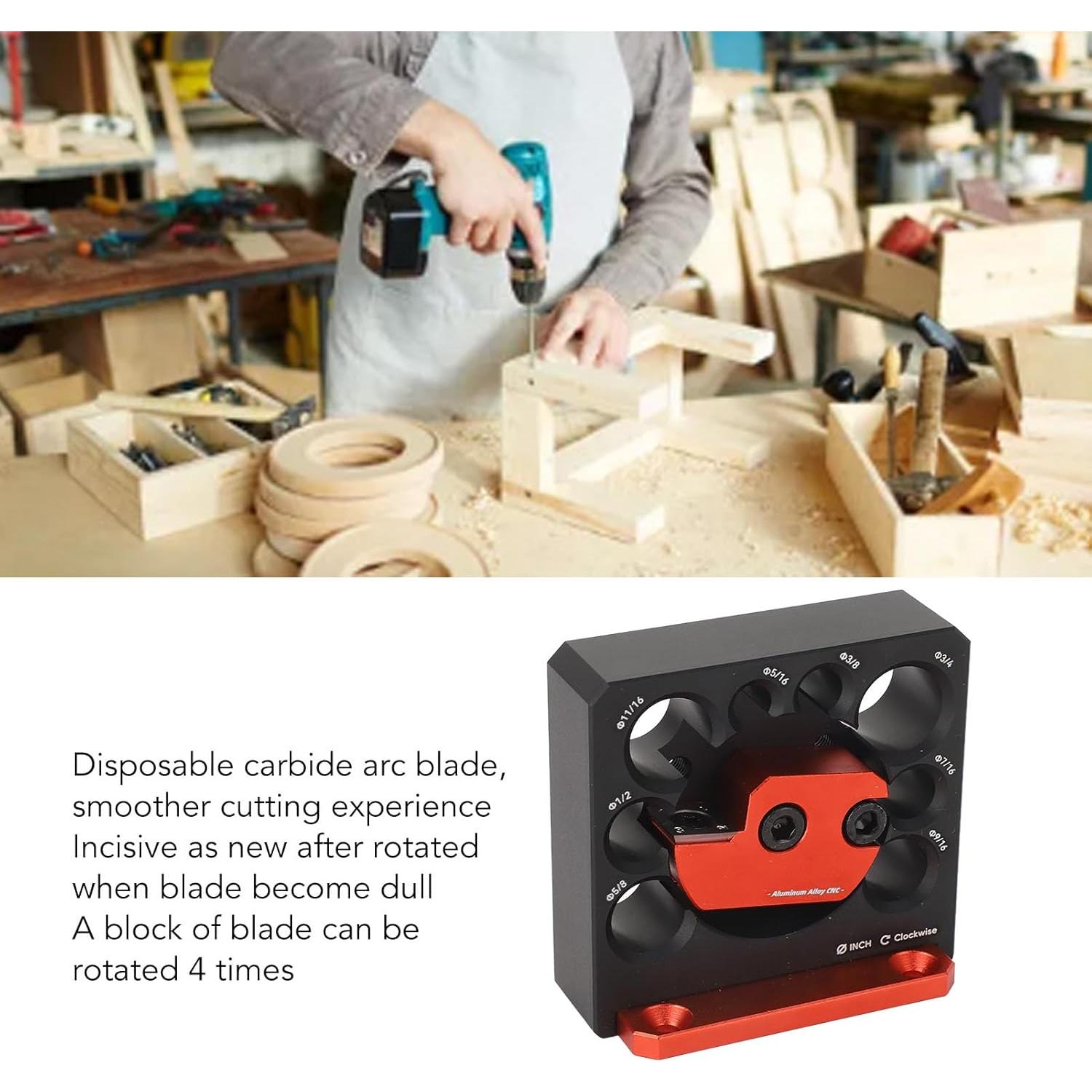 Kit Plantilla Fabricación Espigas Sanpyl Ajustable 8 Agujeros