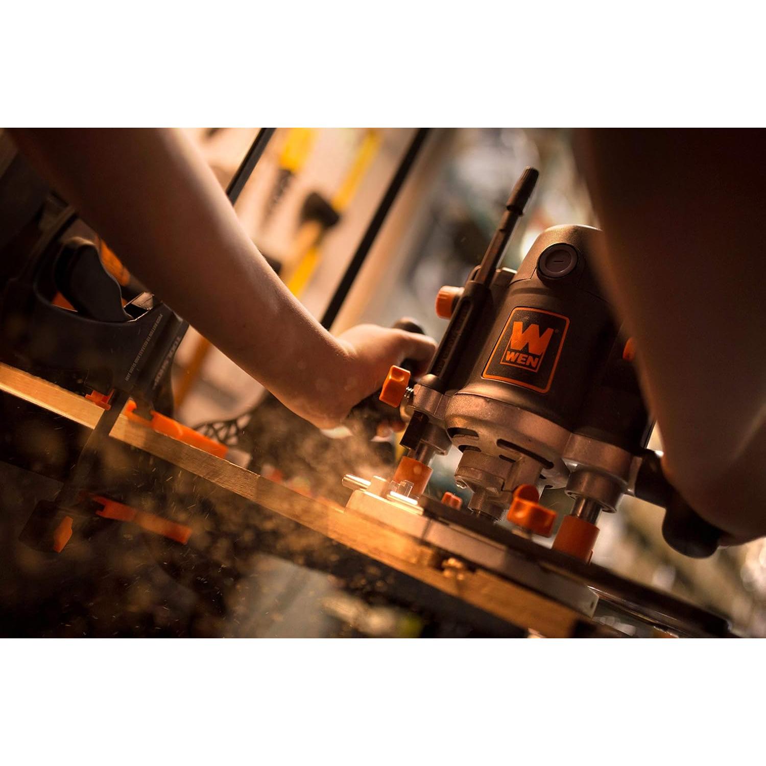 Router de Inmersión WEN RT6033 15A Velocidad Variable 8-23 mil RPM