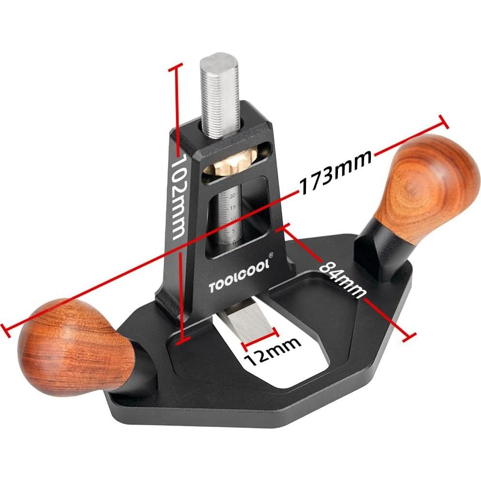 Plano de Router Manual Toolcool TC241212 - Ajuste Juntas 30mm