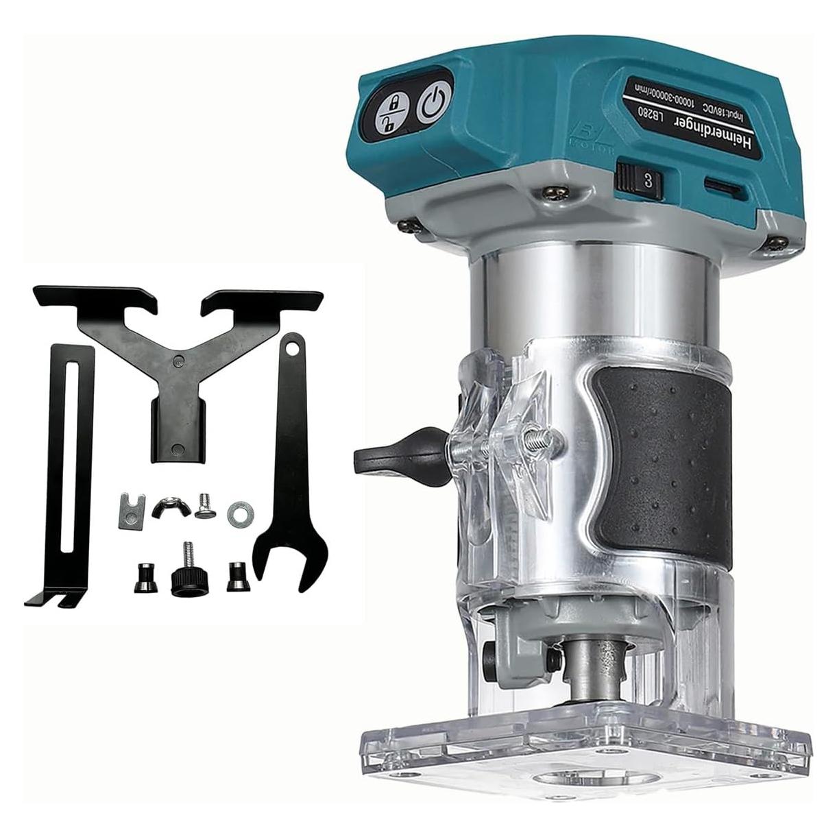 Router de Madera Inalámbrico Heimerdinger 18V 5 Velocidades