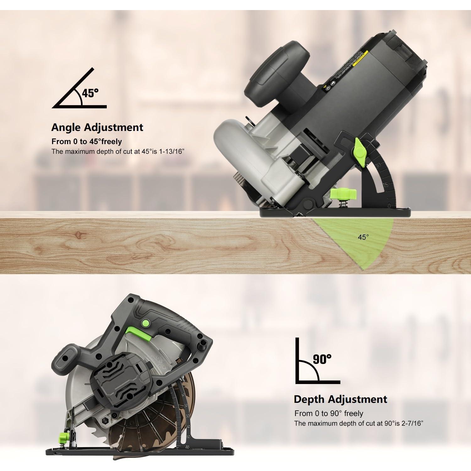 Sierra Circular GALAX PRO 11A 6000RPM 7-1/4" para Madera