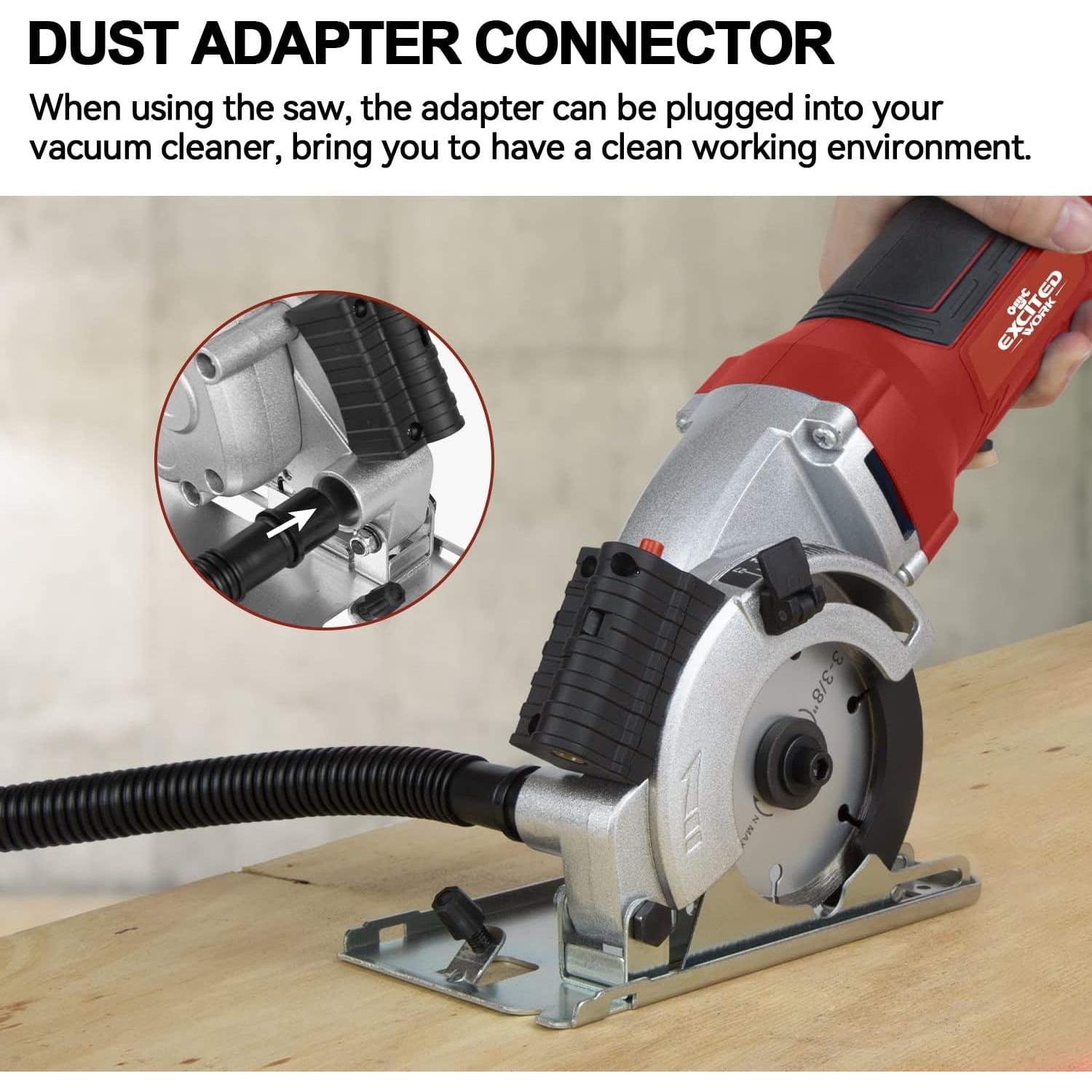 Mini Sierra Circular 4.5Amp Trabajo Emocionante 5000RPM