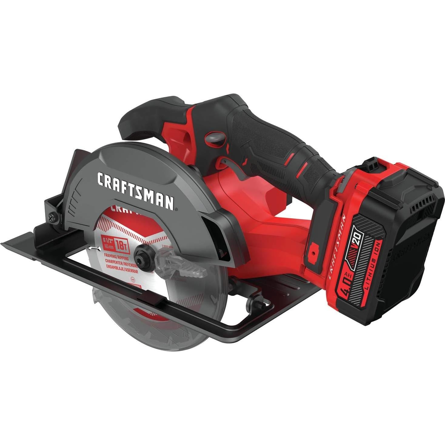 Sierra Circular Inalámbrica Craftsman V20 20V 6.35 cm 4200 RPM