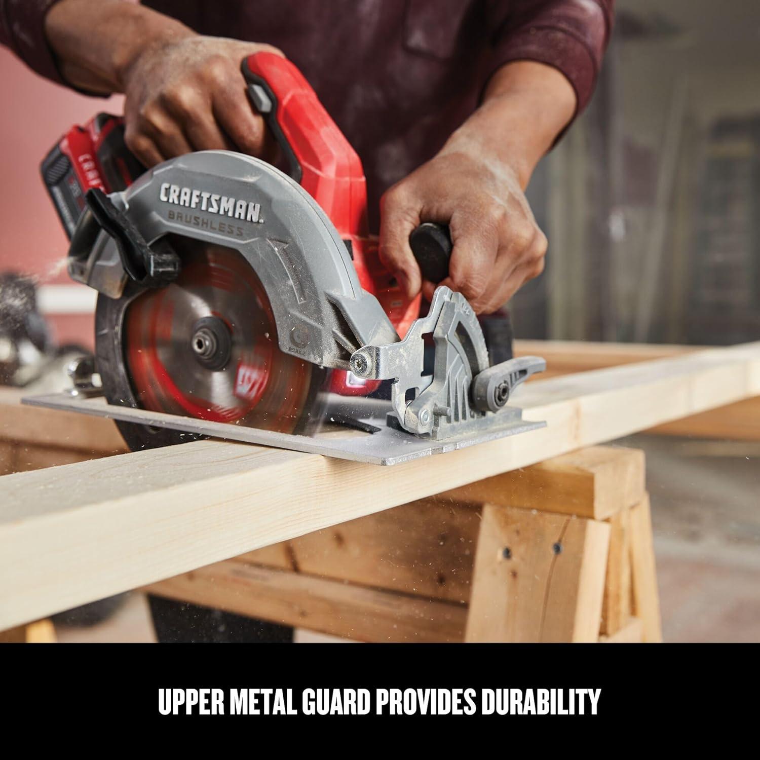 Sierra Circular Inalámbrica CRAFTSMAN V20 20V 4.0 kg 56°