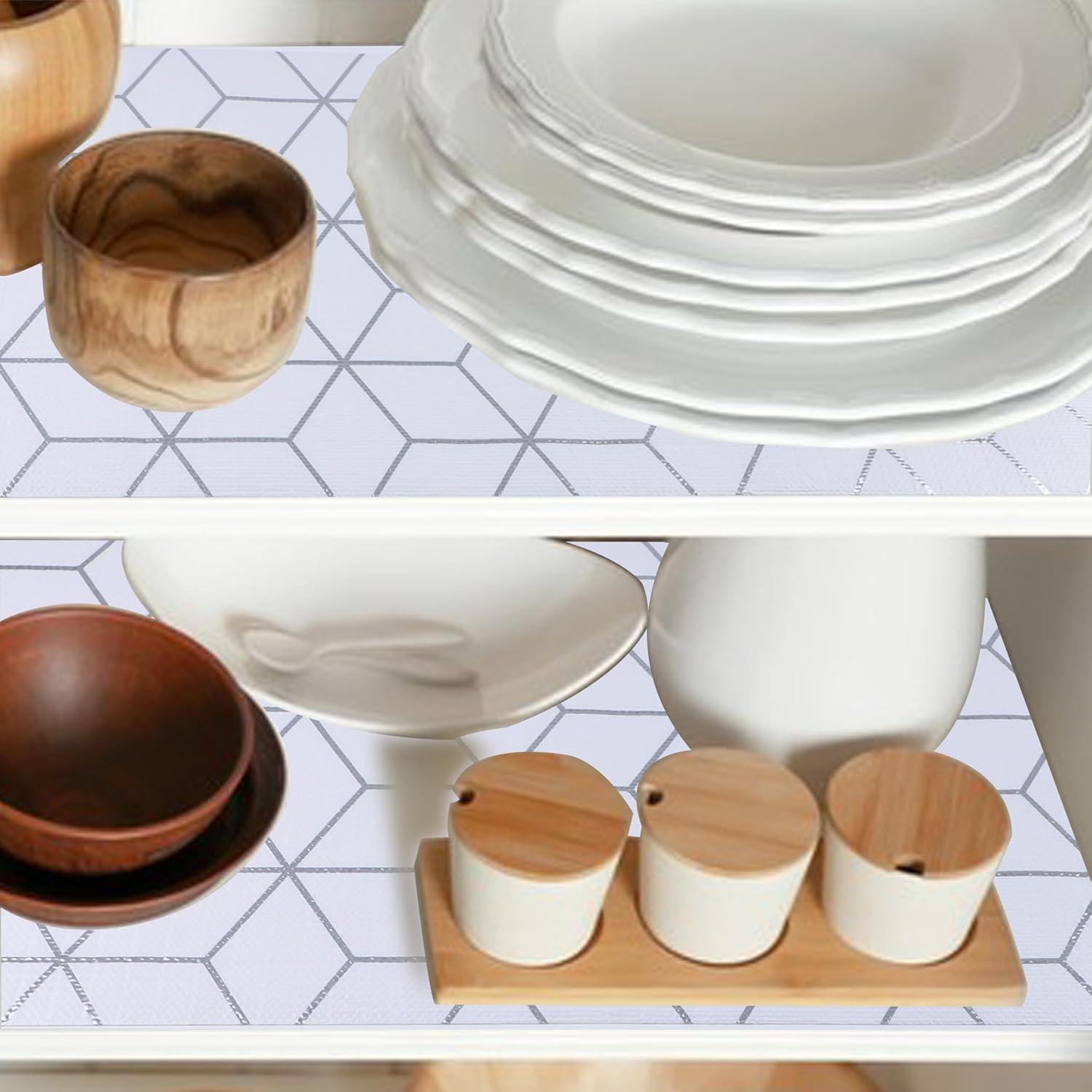 Forro Antideslizante para Estantes GMCOZY 25.4 cm x 609.6 cm