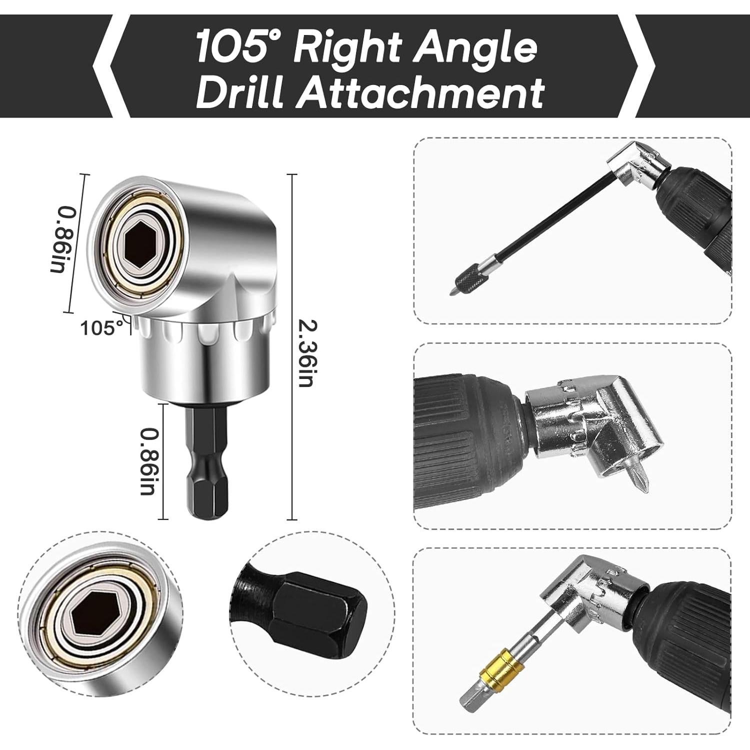 Juego de Extensión de Broca Flexible Guyuyii 22 Piezas