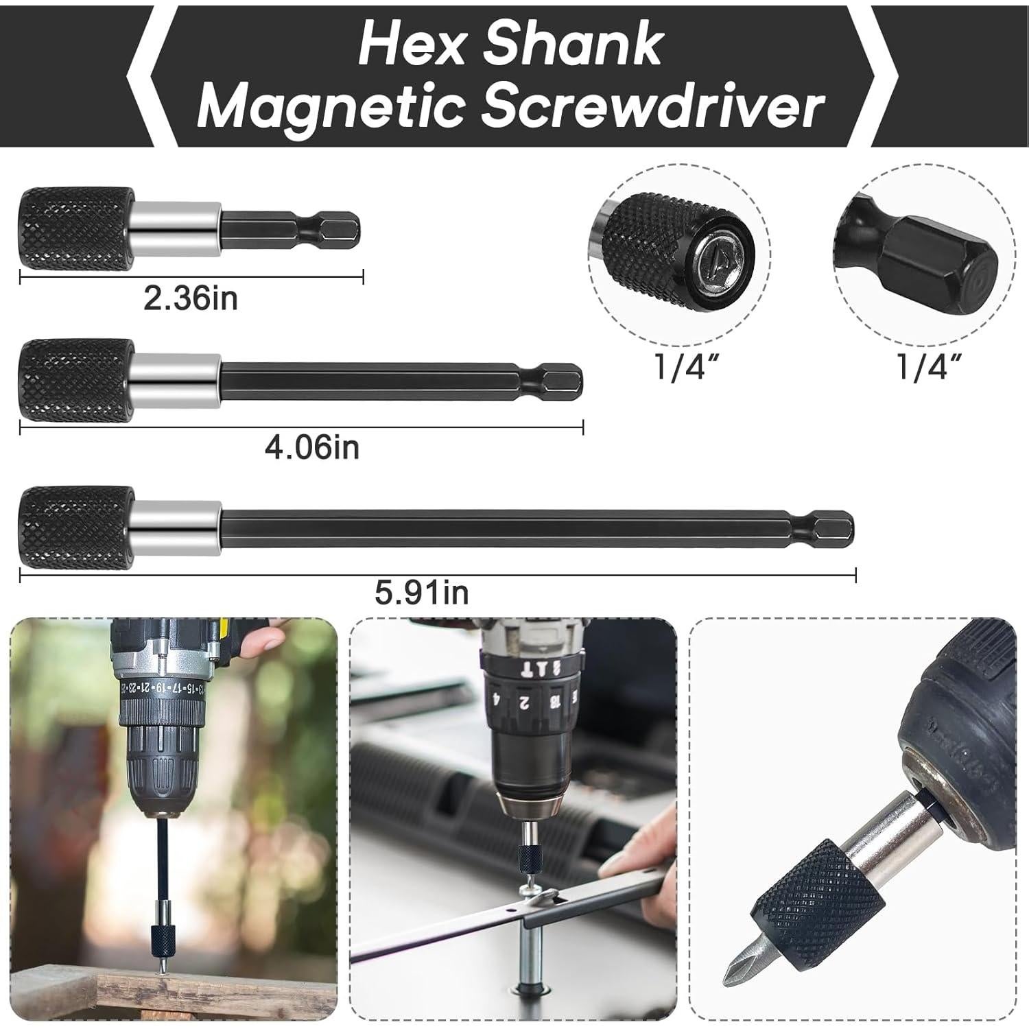 Juego de Extensión de Broca Flexible Guyuyii 22 Piezas