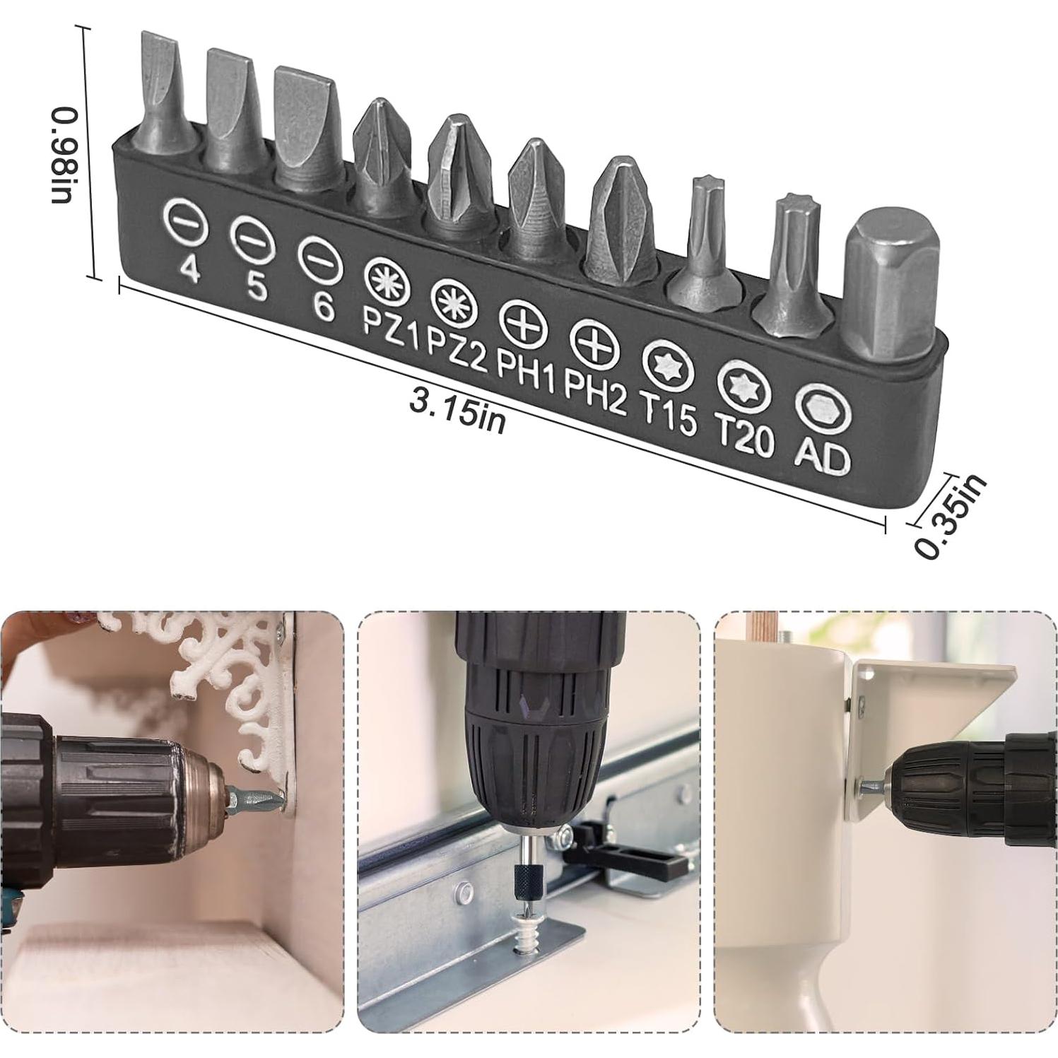 Juego de Extensión de Broca Flexible Guyuyii 22 Piezas