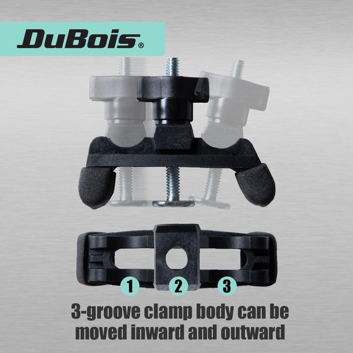 Abrazaderas de Sujeción DuBois T Track 2PK Nylon Reforzado