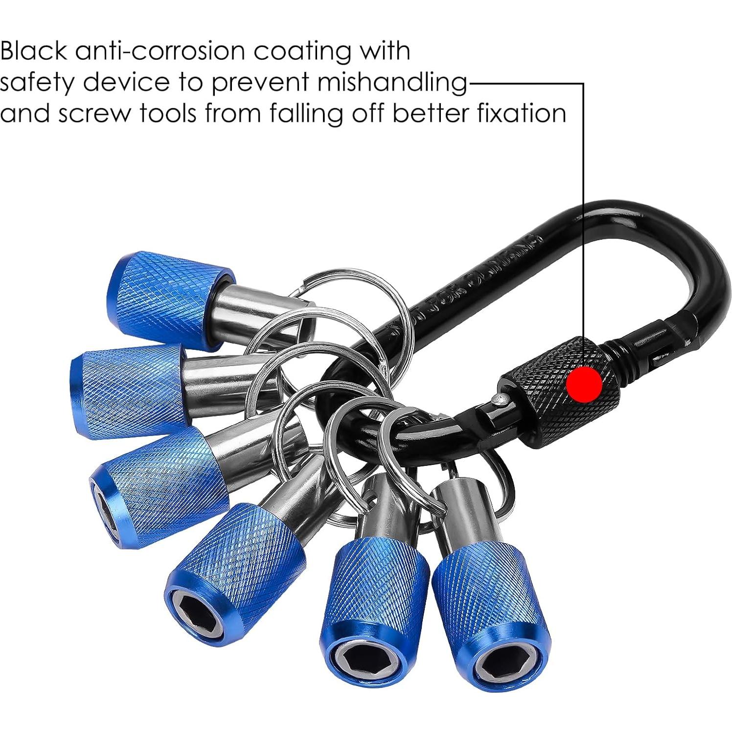 Soporte de Llave para Bits Hexagonales LUEXBOX 1/4" 6 Piezas