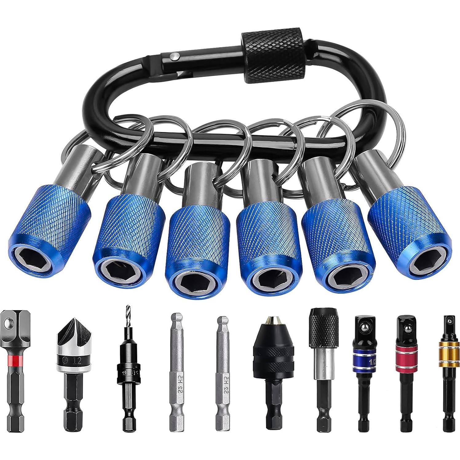 Soporte de Llave para Bits Hexagonales LUEXBOX 1/4" 6 Piezas