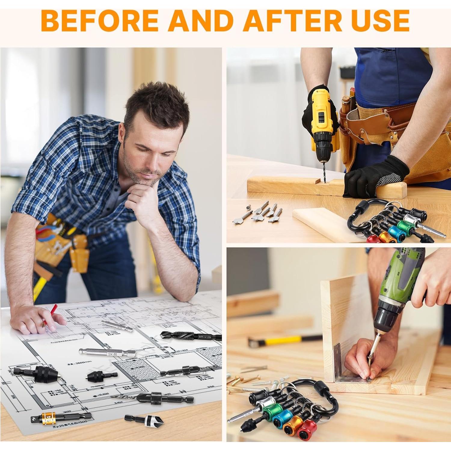 Soporte de Puntas 1/4 Sopclane 36 Piezas Multicolor