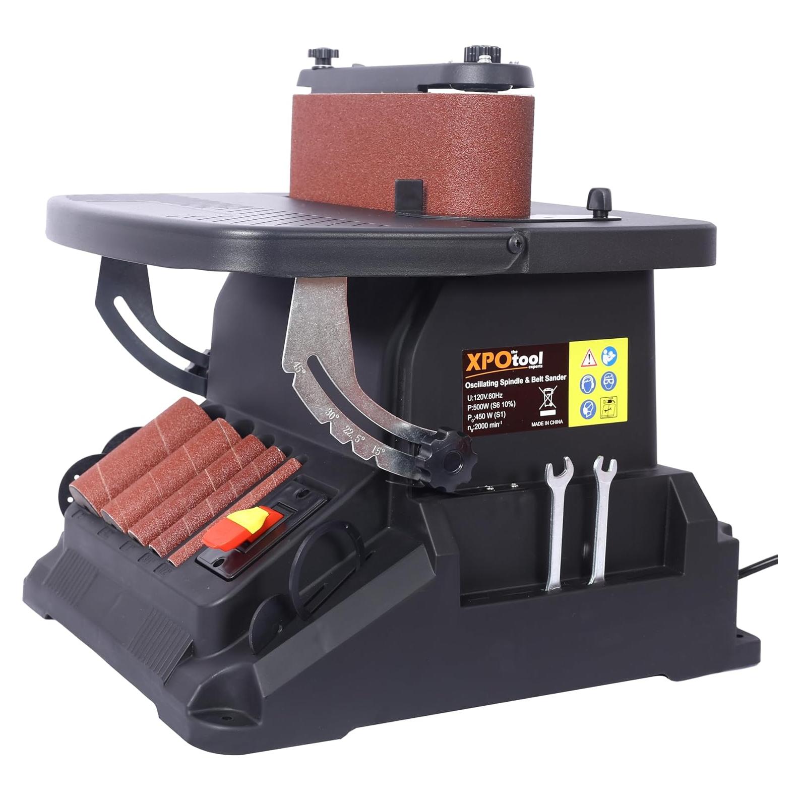 Lijadora de Eje Oscilante y Banda Quvapsiy 500W 2 en 1