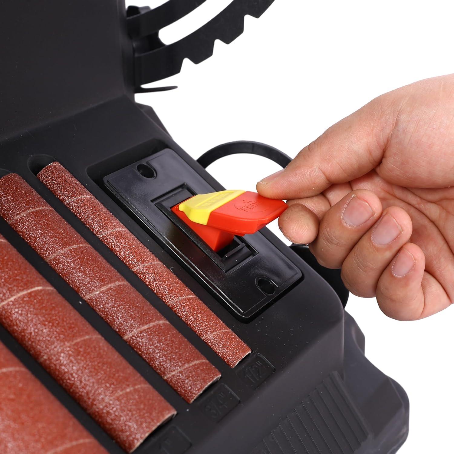 Lijadora de Eje Oscilante y Banda Quvapsiy 500W 2 en 1