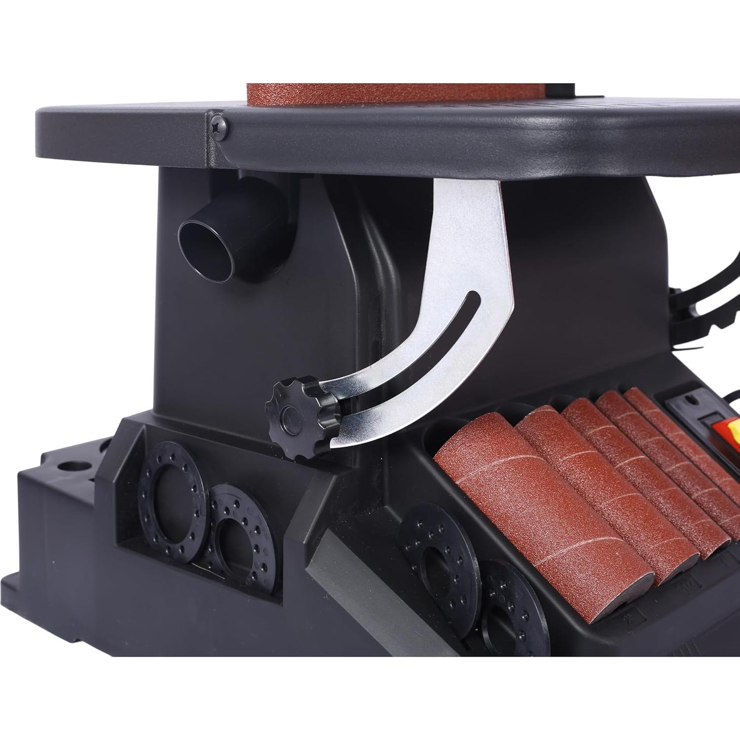 Lijadora de Eje Oscilante y Banda Quvapsiy 500W 2 en 1