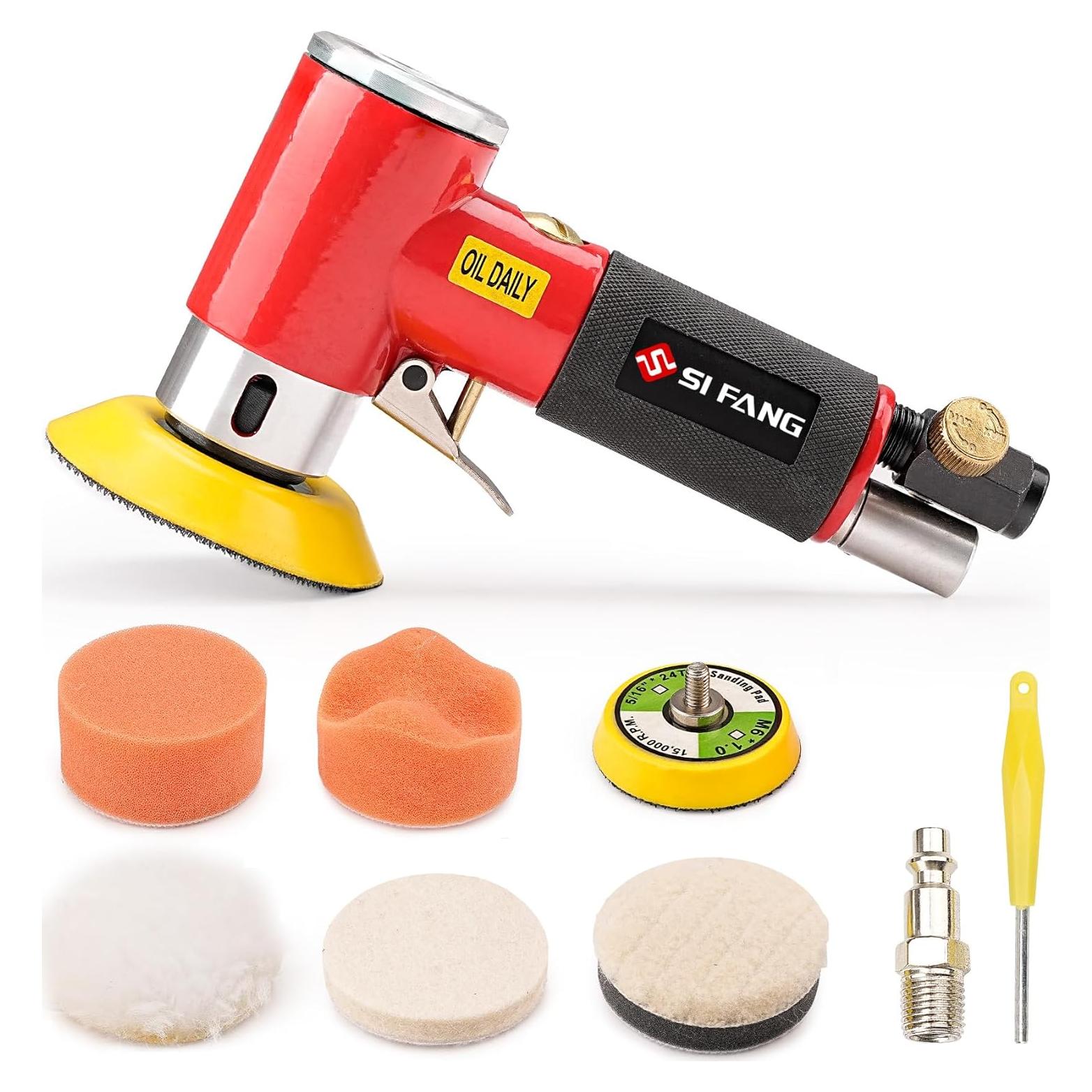 Lijadora Orbital Neumática SI FANG 2'' y 3'' 15000 RPM