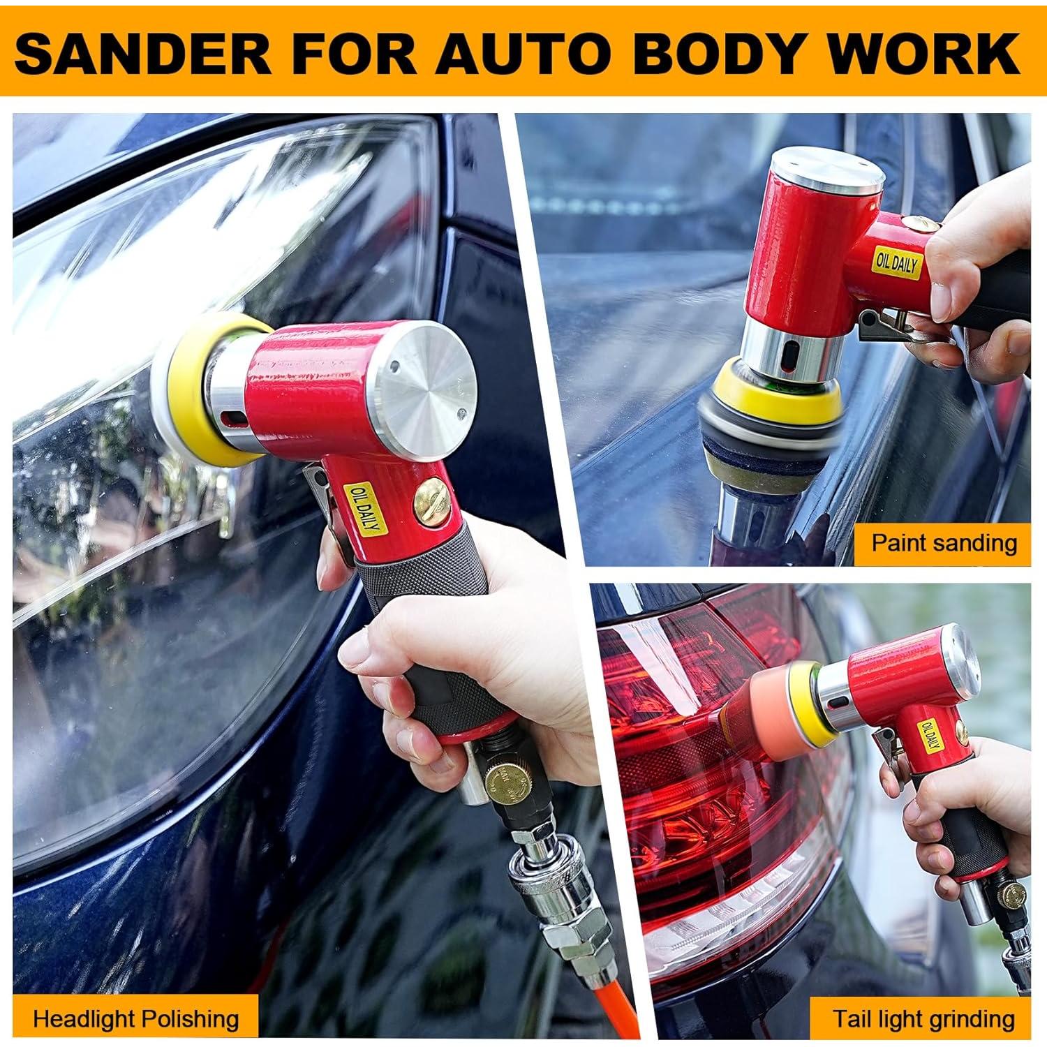 Lijadora Orbital Neumática SI FANG 2'' y 3'' 15000 RPM