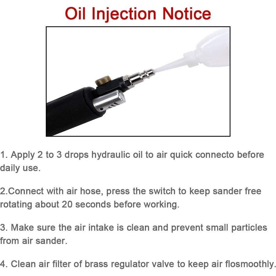 Lijadora Orbital Neumática SI FANG 2'' y 3'' 15000 RPM