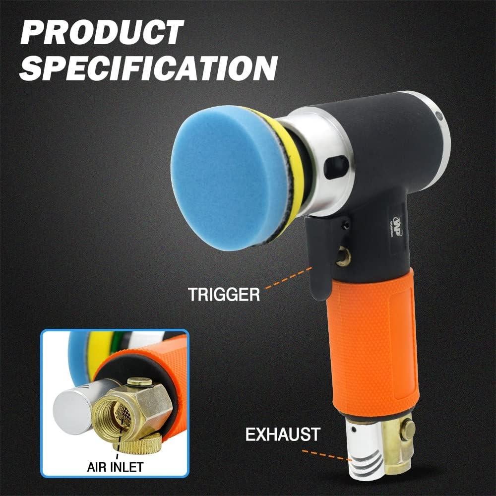 Mini Lijadora Neumática WP WORKPAD 15000 RPM 0.99 kg