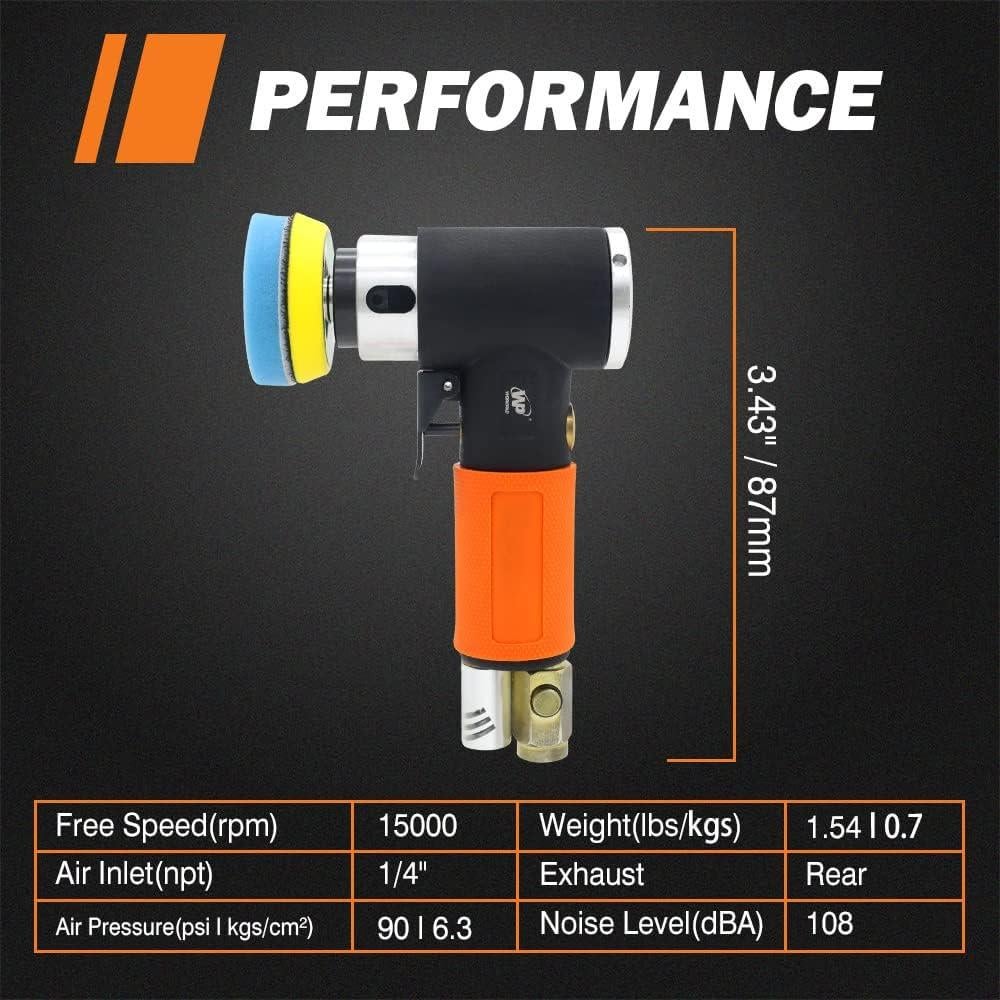 Mini Lijadora Neumática WP WORKPAD 15000 RPM 0.99 kg