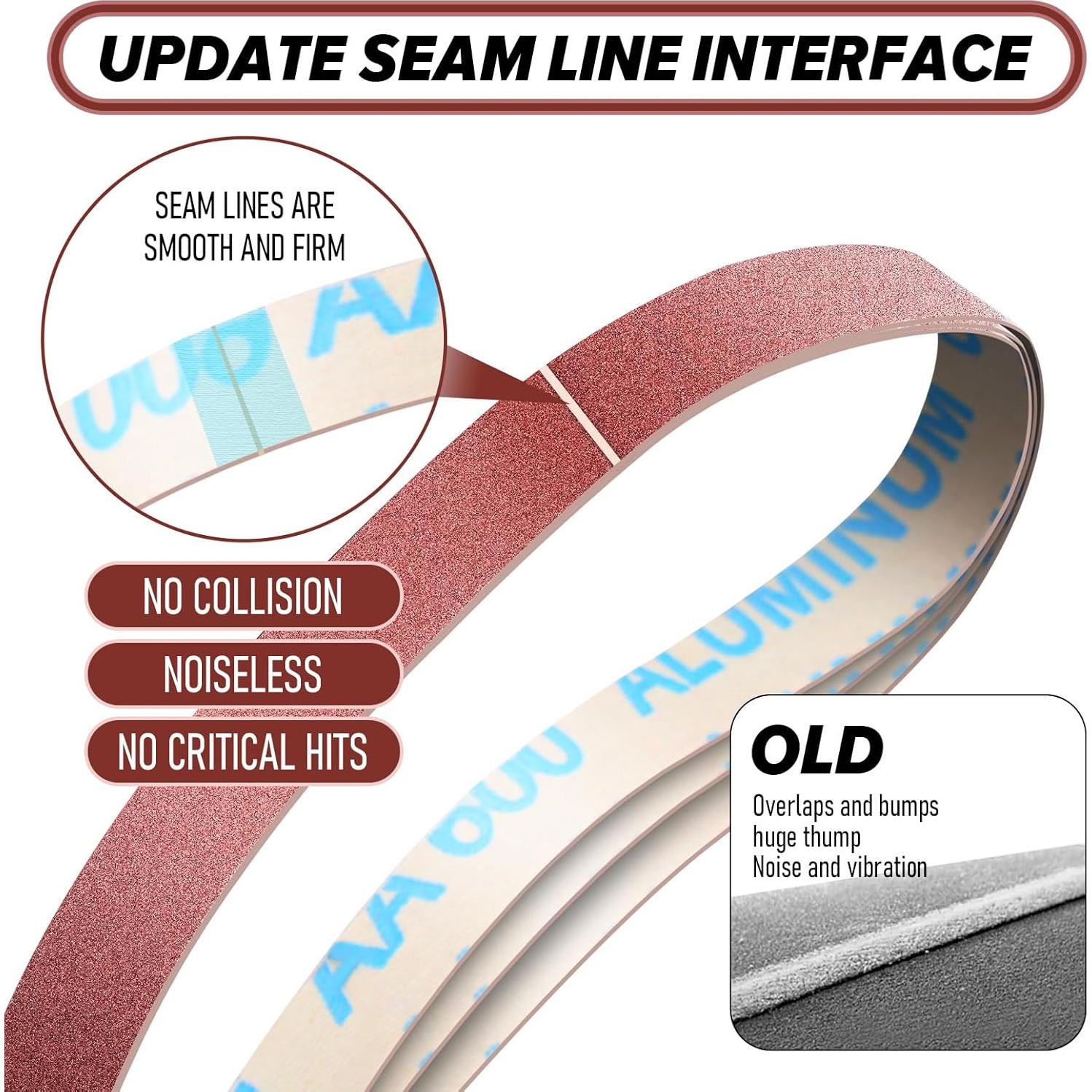 Cinta de Lijado 15mm Abluming 15PCS Granos 60-600