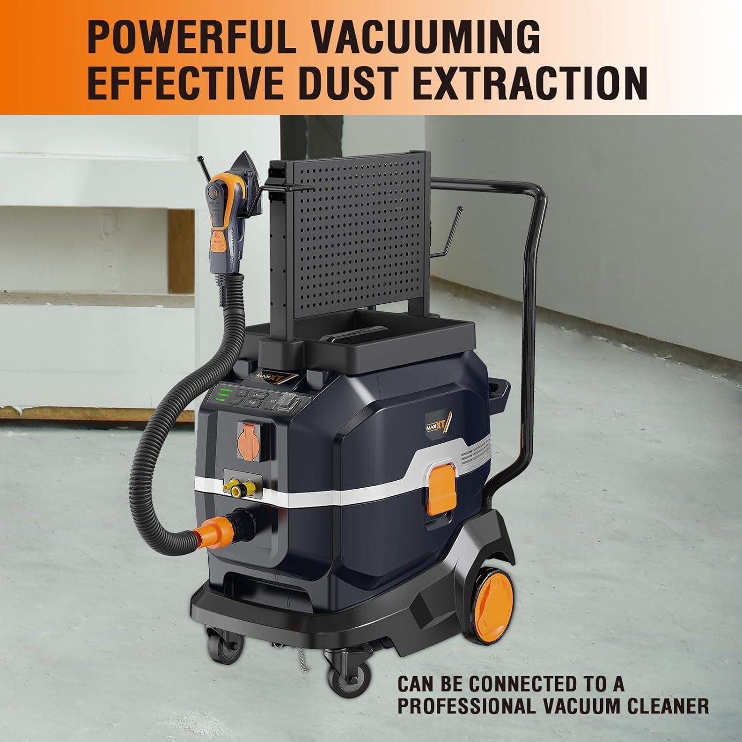 Lijadora Mouse MAXXT 350W con Recolección de Polvo y 6 Velocidades