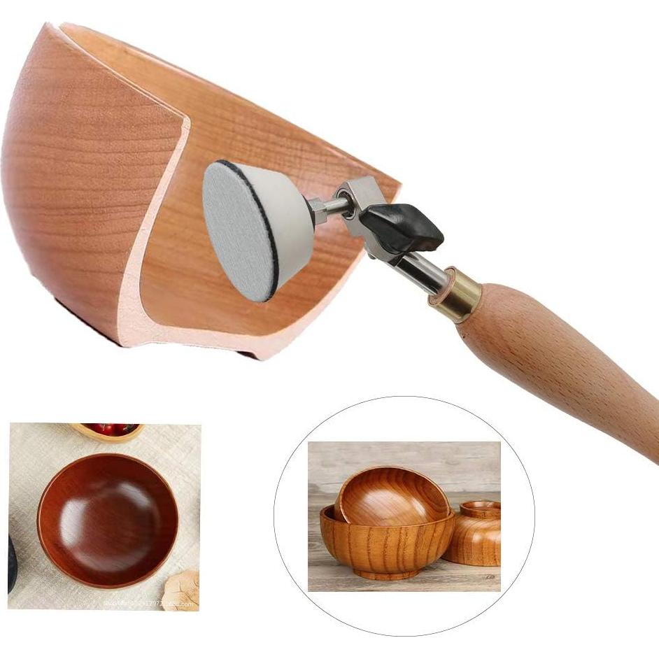 Bowl Sander QINHAN, Herramienta de Lijado con 50 Discos