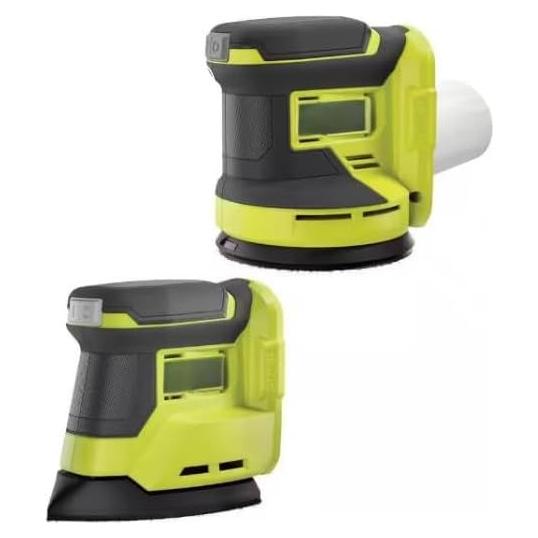 Kit de Herramientas Inalámbricas 18V RYOBI Lijadora Orbital y Esquinas