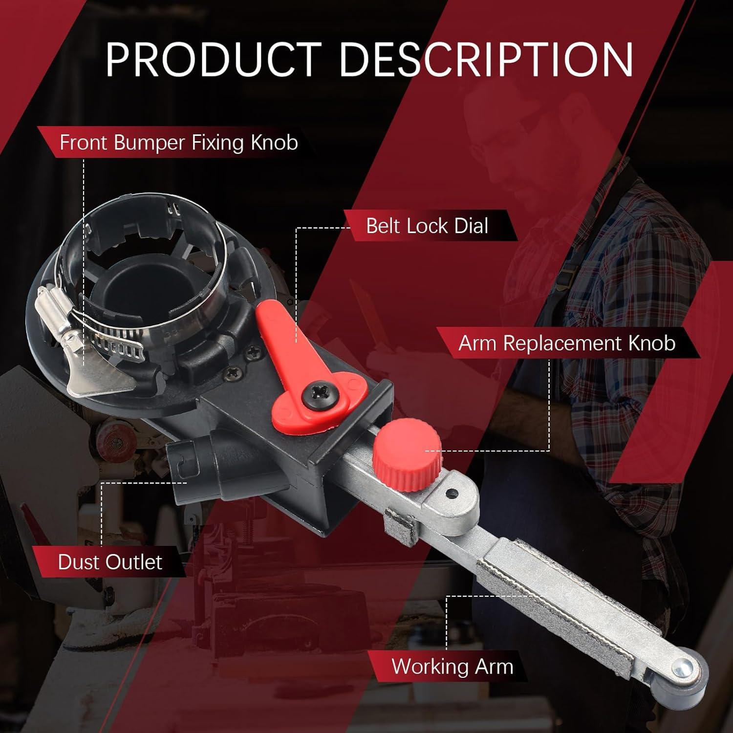 Adaptador de Lijadora de Banda Abluming para Amoladora 15mm