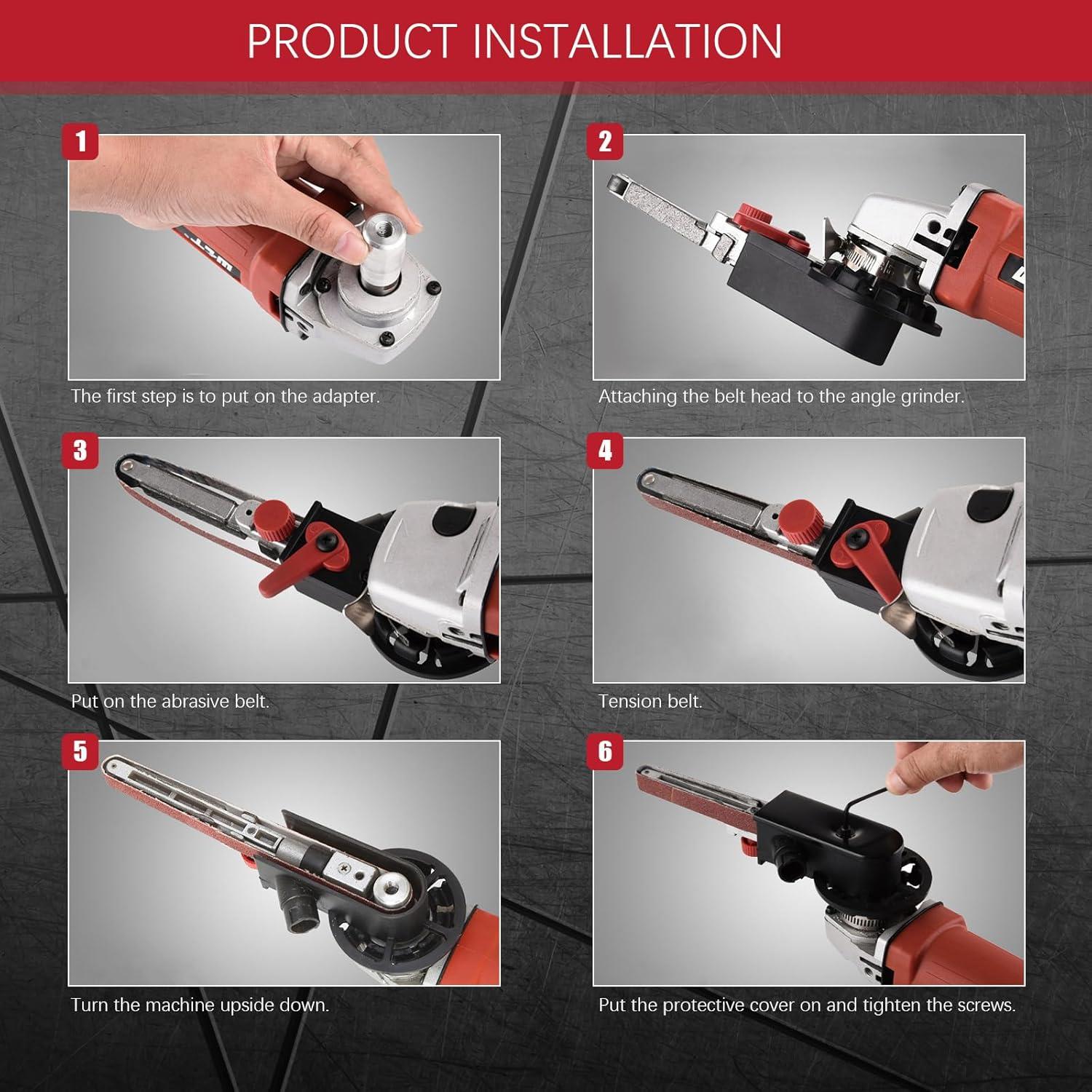 Adaptador de Lijadora de Banda Abluming para Amoladora 15mm