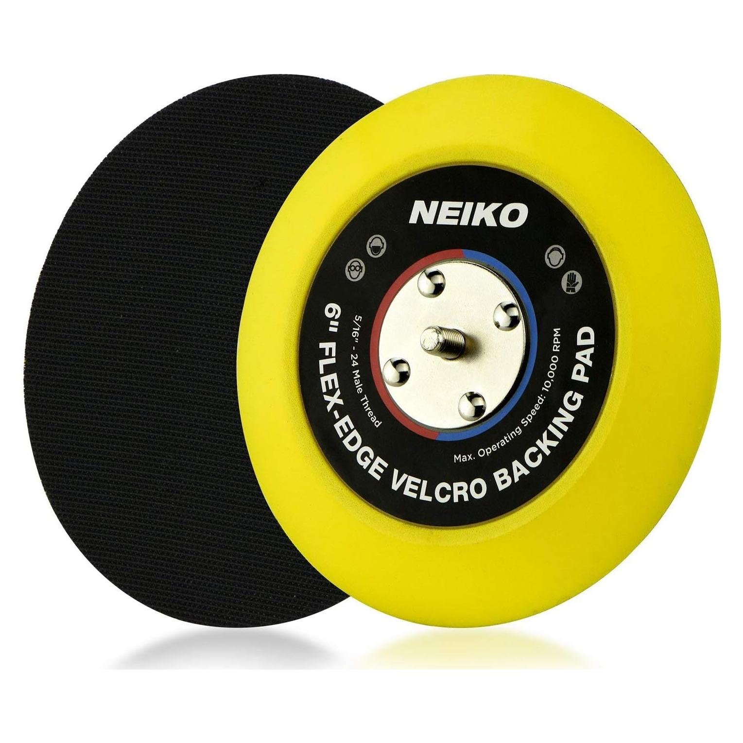 Almohadilla de Respaldo Flexible Neiko 6" con Gancho y Bucle