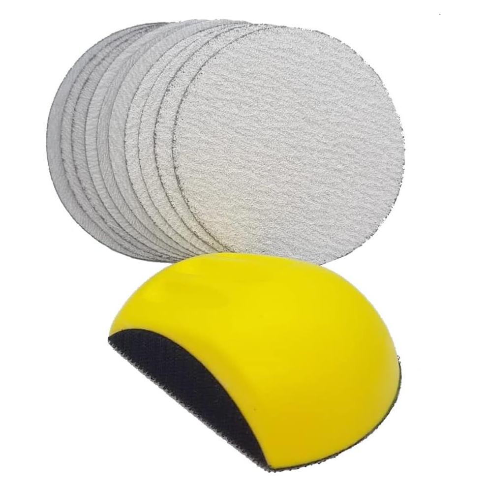 Bloque de Lijado Ergonomico BTwood 5" + 10 Discos Lija