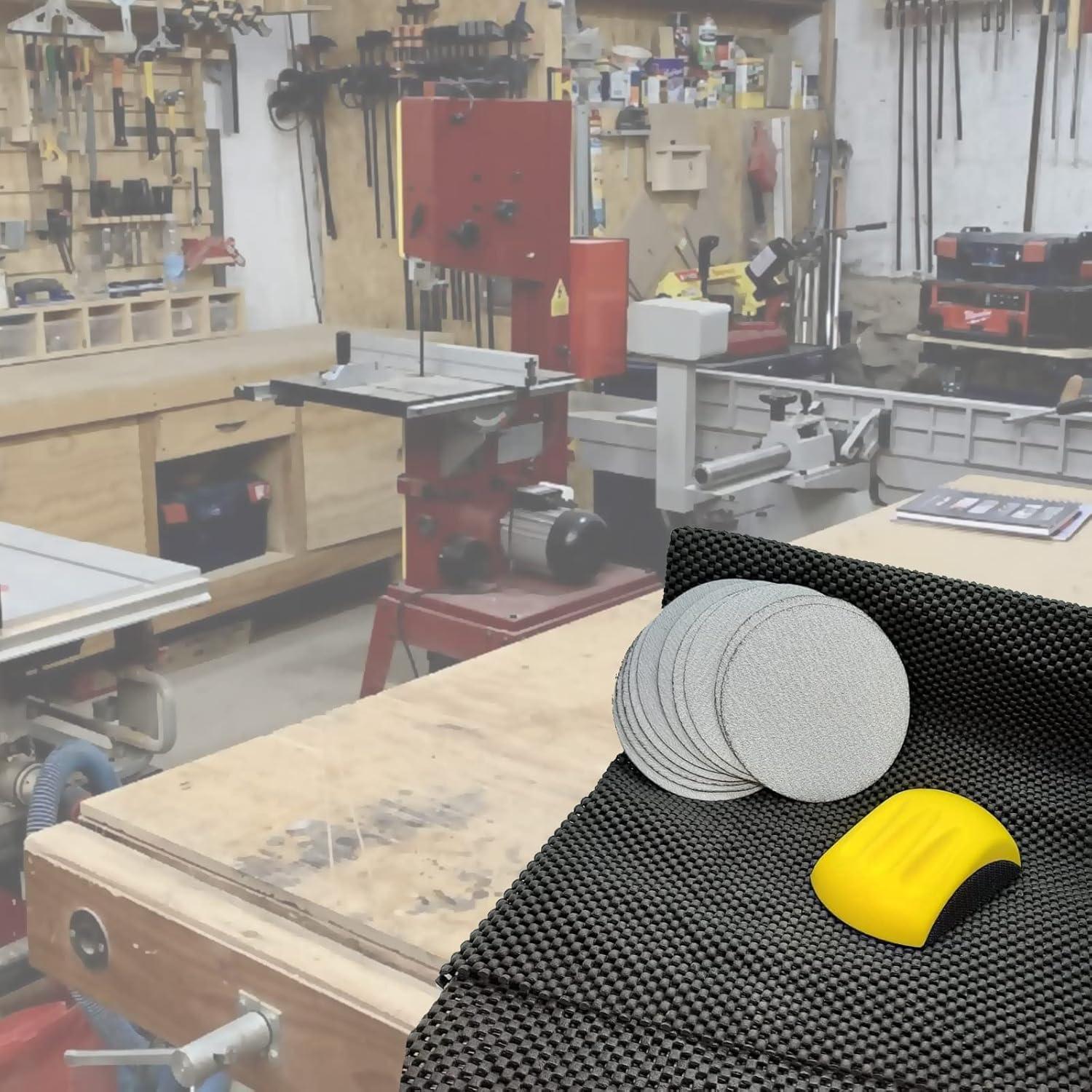 Bloque de Lijado Ergonomico BTwood 5" + 10 Discos Lija