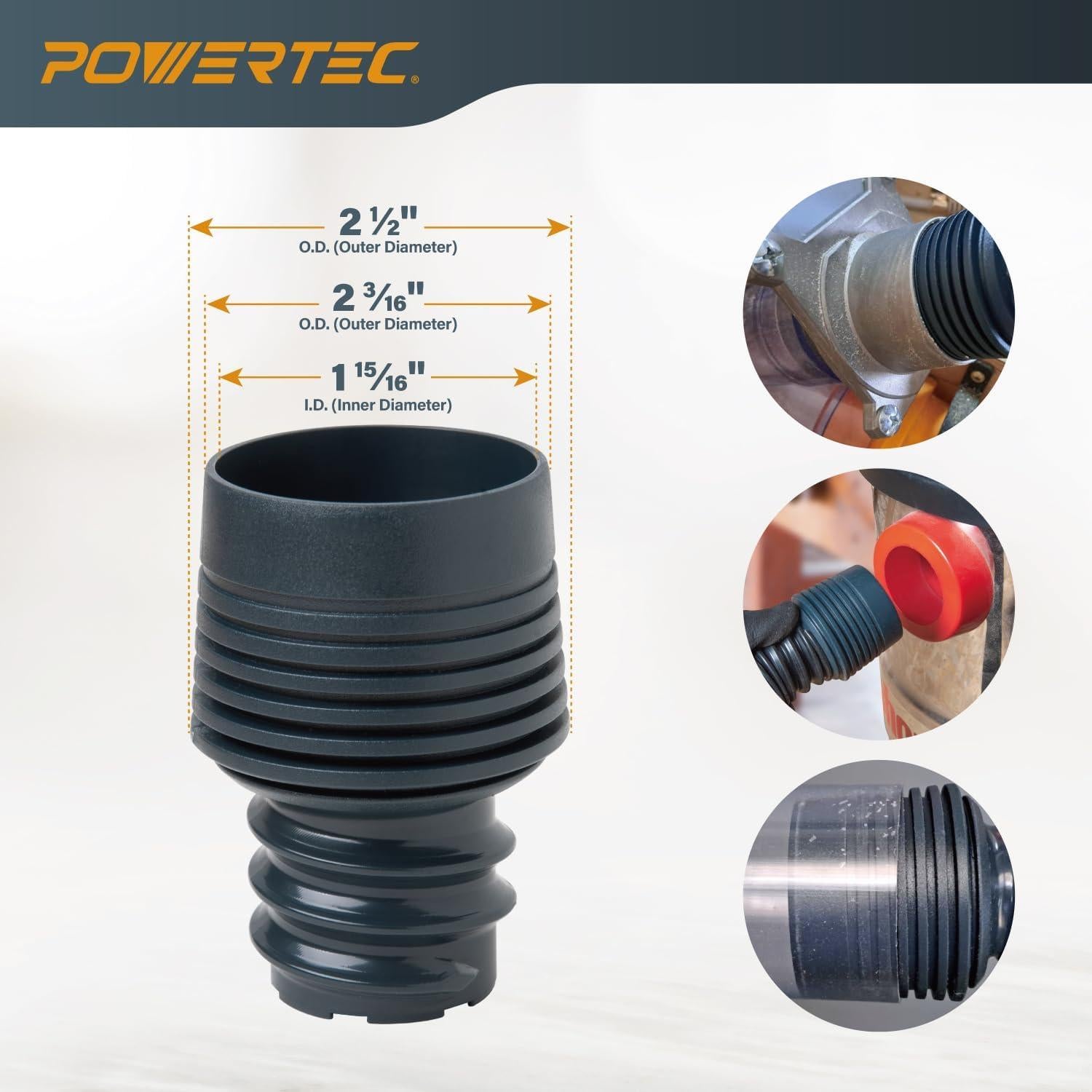 Kit de Manguera de Recolección de Polvo POWERTEC 71743 con Lijadora