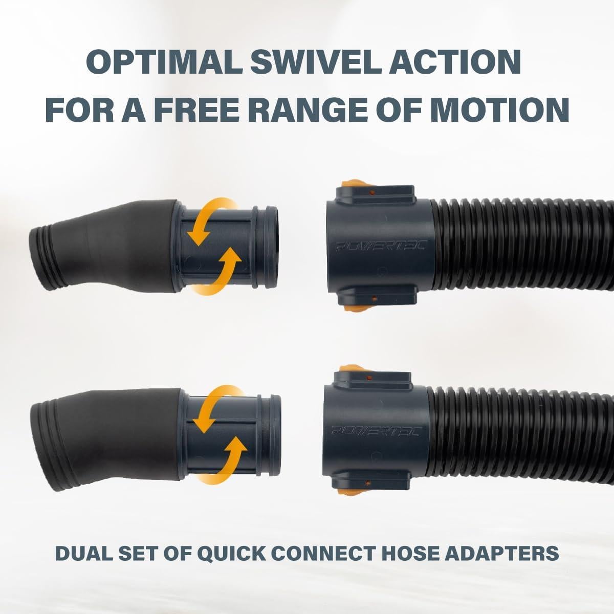 Kit de Manguera de Recolección de Polvo POWERTEC 71743 con Lijadora