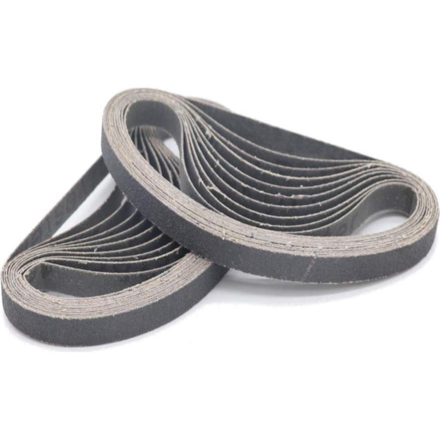 Cintas de Lijado 10mm x 330mm Zivisk - 20 Piezas Granos 80-400