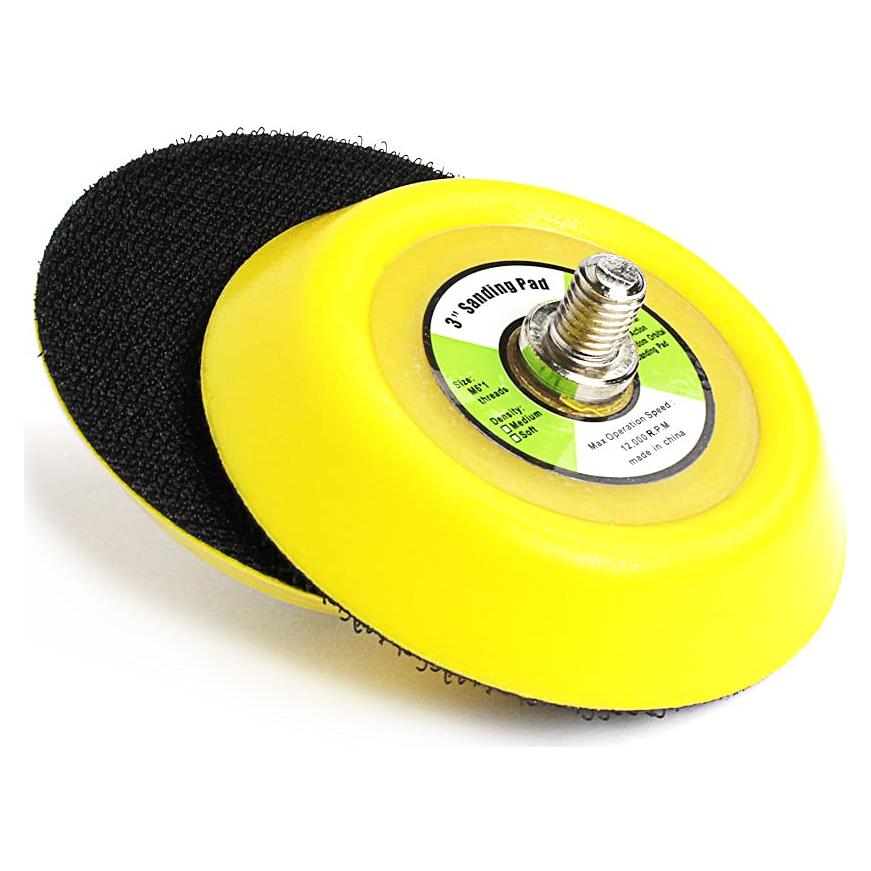 Paquete de 2 Placas de Respaldo 3" con Gancho y Bucle 5/16"-24